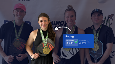 This Minor League Pickleball Player Jumped from 3.95 to 5.425 in Under a Year