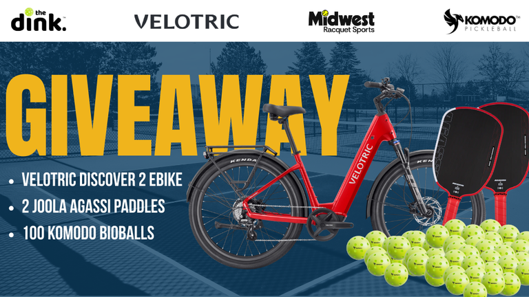GIVEAWAY: Win a Velotric Ebike, 100 Pickleballs, and 2 Paddles