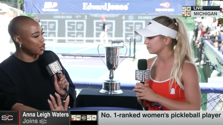 Highlights: Anna Leigh Waters Gets Real on ESPN's SportsCenter